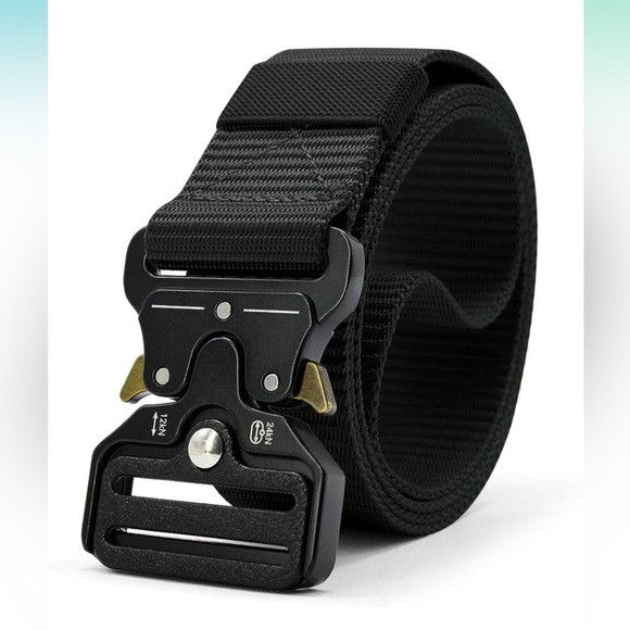 Other - NWT unisex tactical belt, military nylon with quick release heavy duty buckle